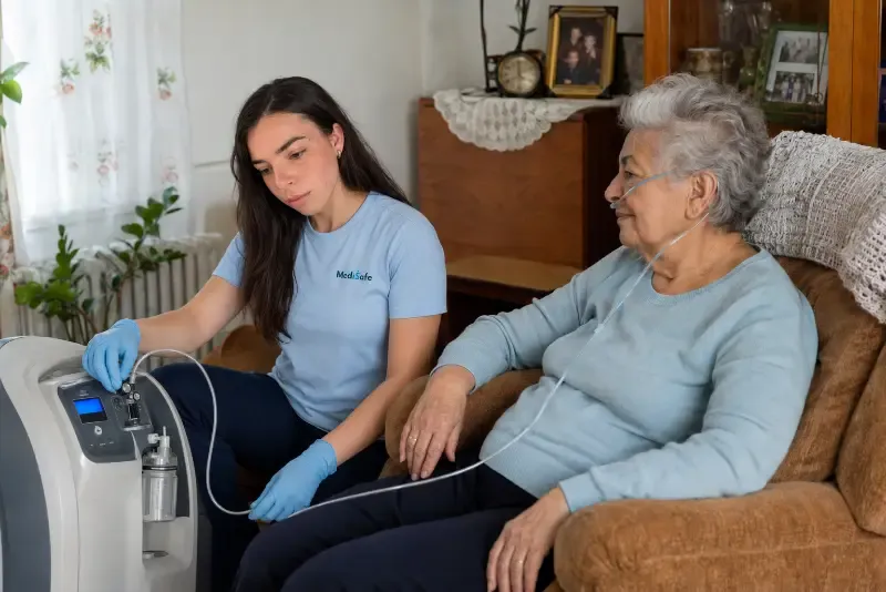 Concentrator de oxigen la domiciliu