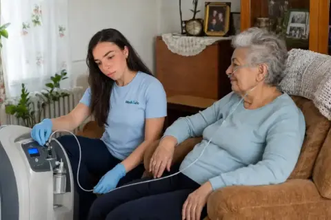 Concentrator de oxigen la domiciliu